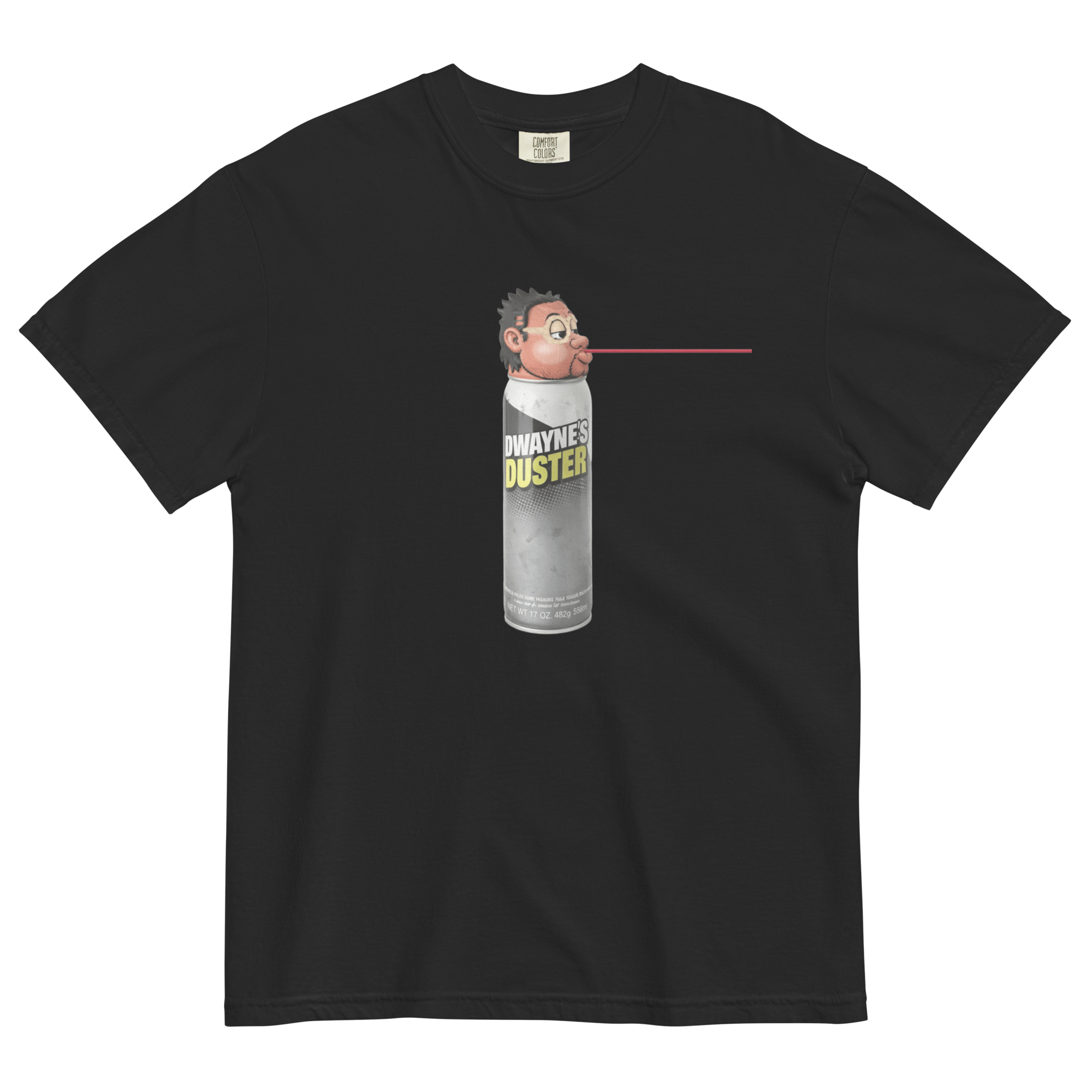 Black Dwayne's Duster heavyweight T-shirt